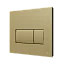 Кнопка смыва для инсталляции VitrA Root Square двойной смыв, глянцевое золото, 740-2324
