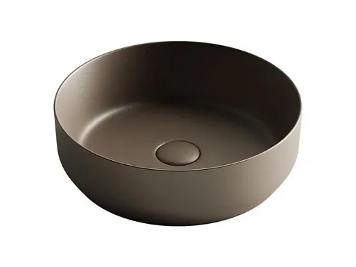 Раковина Ceramicanova Element CN6022MDB 39 x 39 x 12 см, накладная, круглая, без перелива, сантехфарфор