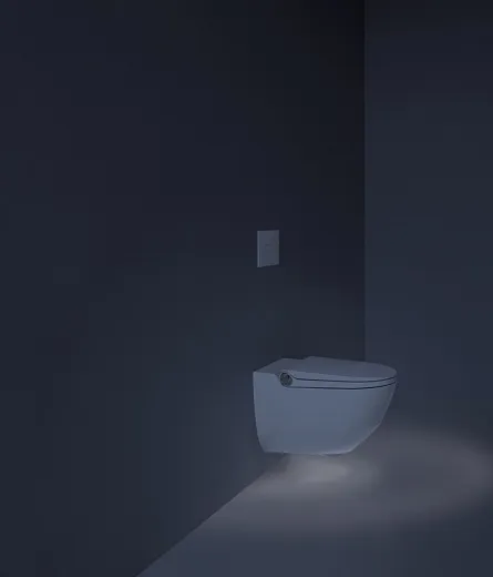 Унитаз-биде Laufen Cleanet Riva 8.2069.1.400.000.1 подвесной, безободковый