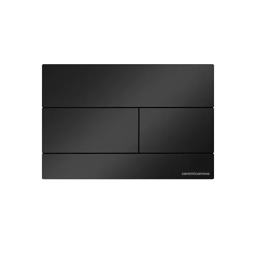 Клавиша смыва Ceramicanova Balance Rect CN12-004MB, механическая, цвет черный матовый