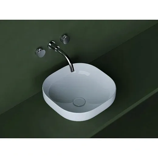 Умывальник Ceramicanova Element CN5032 40см накладной сантехфарфор белый, CN5032