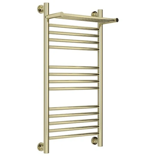 Полотенцесушитель водяной Сунержа Богема+, 800x500, с полкой, цвет шампань, 020-0223-8040