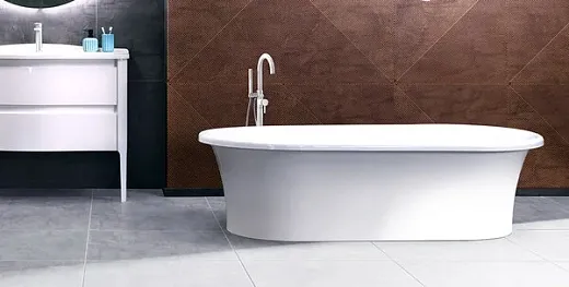 Ванна из искусственного камня Belux Идиллия ВИД-1750, 175 х 90 см, белая, 4810924265791