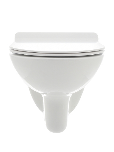 AQM2008 Унитаз подвесной AQUAme с сиденьем SoftClose, технология смыва Rimless. 530x355x360