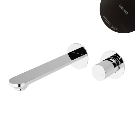 Смеситель для умывальника Bruma Adagio 1930100NS Night Sky черный матовый