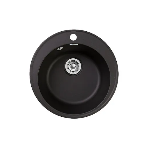 Мойка кухонная GRANFEST QUARZ Z-08 (черный)