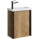AQWELLA Urban подвесная тумба под умывальник 45,5 см, цвет дерево темное AQWELLA Urban подвесная тумба под умывальник 45,5 см, цвет дерево темное