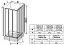 Душевая дверь Ravak Supernova ASRV3+ASRV3-75 белый+транспарент