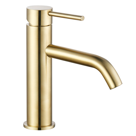 AQM6210BG AQUAme Siena Смеситель для раковины однорычажный 82мм, Brushed gold AQM6210BG AQUAme Siena Смеситель для раковины однорычажный 82мм, Brushed gold