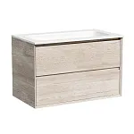 Тумба под раковину Sancos Marmi 2.0 MR2.080EG, 80 см, подвесная, цвет дуб галифакс натуральный