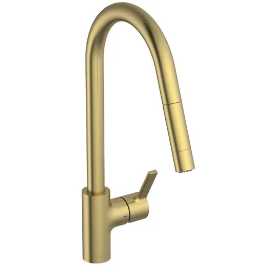 Смеситель для кухонной мойки Ideal Standard GUSTO BD416A2 с высоким трубчатым вытяжным изливом R-типа