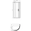 Душевое ограждение 80х80см Ideal Standard CONNECT 2 Corner Quadrant K9250V3