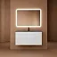 Тумба под раковину Sancos Libra 100, подвесная, белый глянец, LB100W