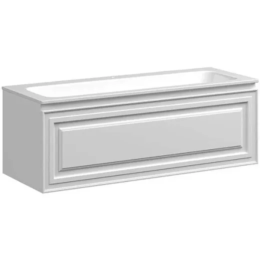 Тумба под раковину Sancos Very 120 см, подвесная, цвет Bianco, VR120W