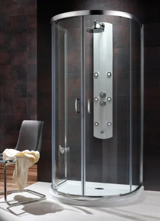 Душевой уголок Radaway Premium Plus P1900 100x90x190 коричневое/хром