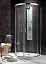 Душевой уголок Radaway Premium Plus P1900 100x90x190 коричневое/хром