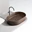 Раковина Ceramicanova Element CN6048MDB, 60 см, сантехфарфор, цвет темно-коричневый матовый