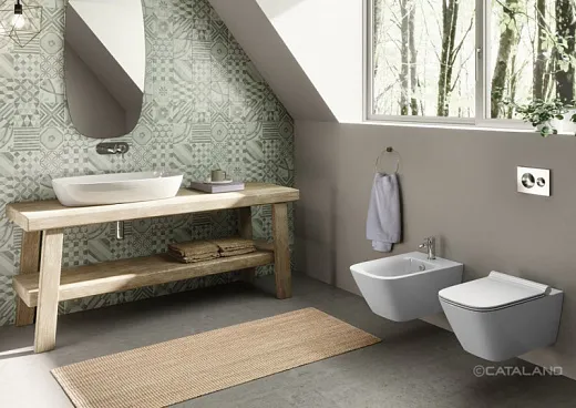 Унитаз подвесной безободковый Catalano Green 55x37 0411550001