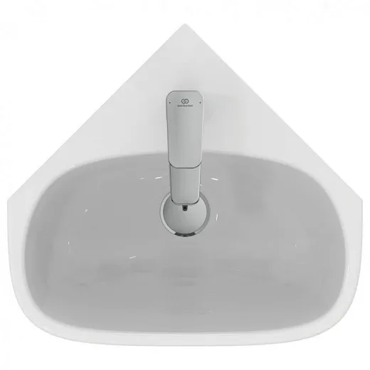 Умывальник для рук угловой Ideal Standard i.life A 45х41см с отверстием под смеситель, T471101