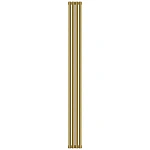 Радиатор трубчатый Сунержа Эстет-1, 4 секции, боковое подключение, цвет матовое золото, 032-0301-1804 Радиатор трубчатый Сунержа Эстет-1, 4 секции, боковое подключение, цвет матовое золото, 032-0301-1804