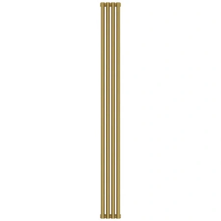 Радиатор трубчатый Сунержа Эстет-1, 4 секции, боковое подключение, цвет матовое золото, 032-0301-1804 Радиатор трубчатый Сунержа Эстет-1, 4 секции, боковое подключение, цвет матовое золото, 032-0301-1804