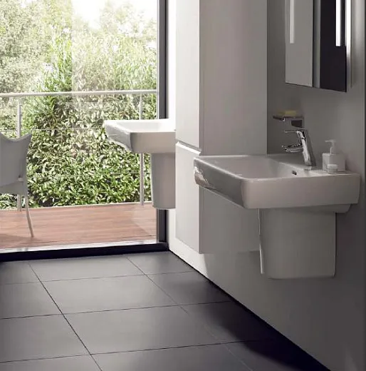 Шкаф-пенал Laufen Pro S 483122 35x34x165, 4 стеклянные полки, петли справа