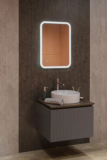 Зеркало Raval Призма  50х70 сенсор Гор/верт, Prz.02.500x700/W/RL