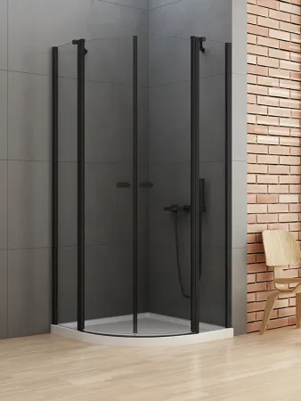 Душевой уголок New Trendy NEW SOLEO BLACK 100x100x195 (var 4)