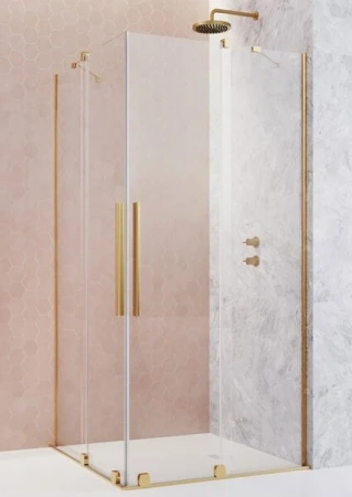 Душевая дверь Radaway Furo KDD Gold, 120 x 200 см, с неподвижной частью, стекло прозрачное, профиль золото, правая, 10105120-09-01R Душевая дверь Radaway Furo KDD Gold, 120 x 200 см, с неподвижной частью, стекло прозрачное, профиль золото, правая, 10105120-09-01R