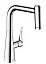 Смеситель Hansgrohe Metris 220 73800000 для кухонной мойки, хром