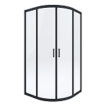 Душевой уголок Deante Funkia KYP N51K 90x90 стекла прозрачные, профиль черный