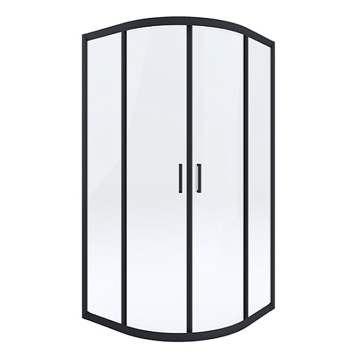 Душевой уголок Deante Funkia KYP N52K 80x80 стекла прозрачные, профиль черный