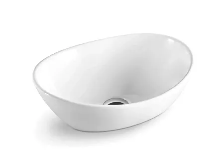 Умывальник Ceramicanova Element CN6016 40.5х33х14см накладной овальный без перелива, CN6016