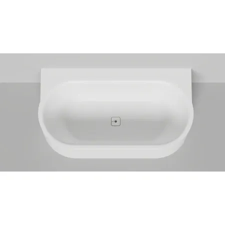 Ванна Salini Perla 1049204M, 170 х 90 см, из искусственного камня S-Stone, с донным клапаном, цвет белый матовый