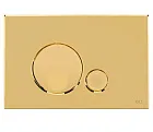 Кнопка смыва механическая OLI Globe 152954 золото