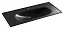 Умывальник Ceramicanova Sabo CN13003MB 100см сантехфарфор черный матовый, CN13003MB
