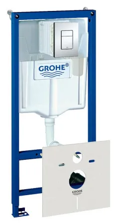 Система инсталляции для унитазов Grohe Rapid SL 38827000 5 в 1 с кнопкой смыва