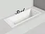 Ванна Salini Cascata Kit 104523MF, 180 х 80 см, из искусственного камня S-Stone, цвет белый матовый, покраска по RAL полностью