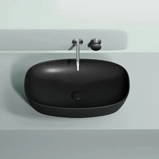 Умывальник Ceramicanova Element CN6049MB 60см сантехфарфор черный матовый, CN6049MB