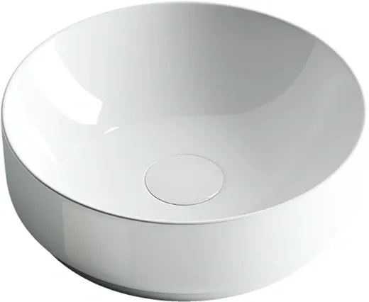 Умывальник Ceramicanova CN6005 35.5х35.5х12.5см накладной круглый без перелива, CN6005
