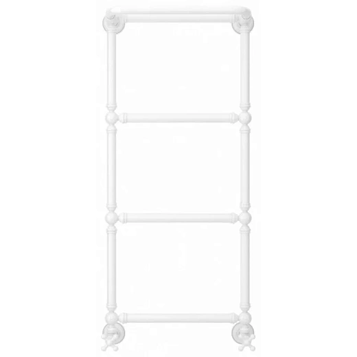 Полотенцесушитель водяной Сунержа Ренессанс 1386 12-0281-9640, 960x400, с полкой, цвет белый