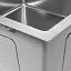 Мойка кухонная ARFEKA ECO AR 550*450 SATIN DECOR