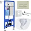 Комплект инсталляции с унитазом 6 в 1 Roxen StounFix Dual Fresh 968326 (состоит из: 710200, Caspia 410280BG, 530205-01)
