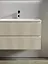 Тумба под раковину Sancos Snob R 100 см подвесная, правая, Beige Soft, SNR100RCE