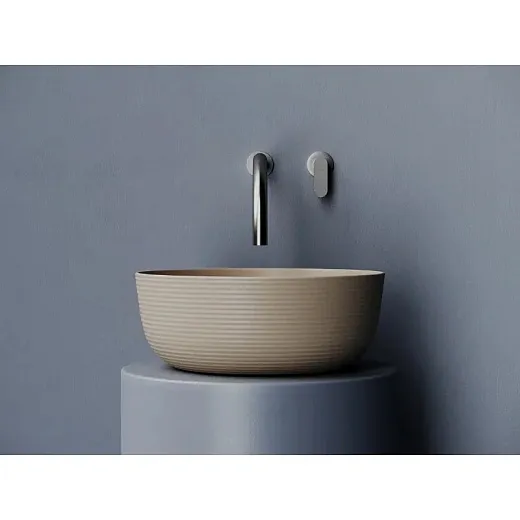 Умывальник Ceramicanova Element CN6073MC 35см сантехфарфор капучино матовый, CN6073MC