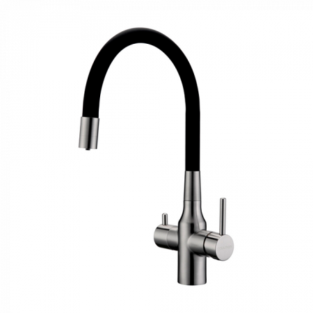 Смеситель PAULMARK SALIX Sa213419-NI, (стальной/никель) Смеситель PAULMARK SALIX Sa213419-NI, (стальной/никель)