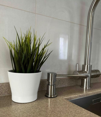 Дозатор для жидкого мыла PAULMARK KRAFT, D003-NI(BS) (нержавеющая сталь/никель) Дозатор для жидкого мыла PAULMARK KRAFT, D003-NI(BS) (нержавеющая сталь/никель)