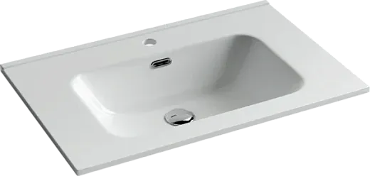 Умывальник Ceramicanova Element CN7007 71х46.5х18см накладной прямоугольный с переливом, CN7007