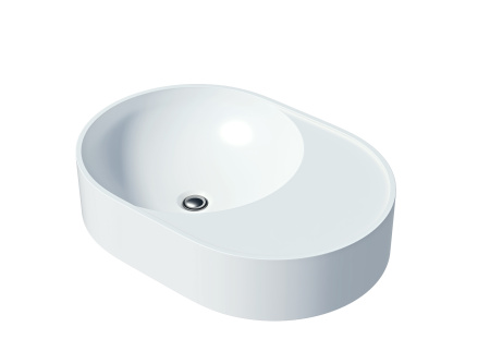4627173210720 Раковина накладная Madera Luna 49x34 см, искусственный мрамор 4627173210720 Раковина накладная Madera Luna 49x34 см, искусственный мрамор