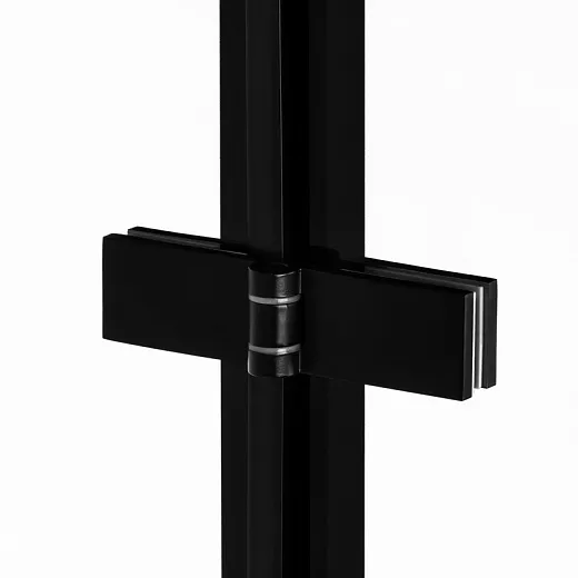 Шторка на ванну New Trendy SUPERIA BLACK 100х150 L